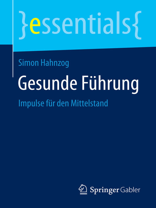 Title details for Gesunde Führung by Simon Hahnzog - Available